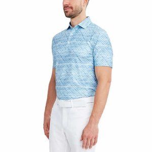 Hickey Freeman Golf Short Sleeve Polo Shirt Blue Choose Size